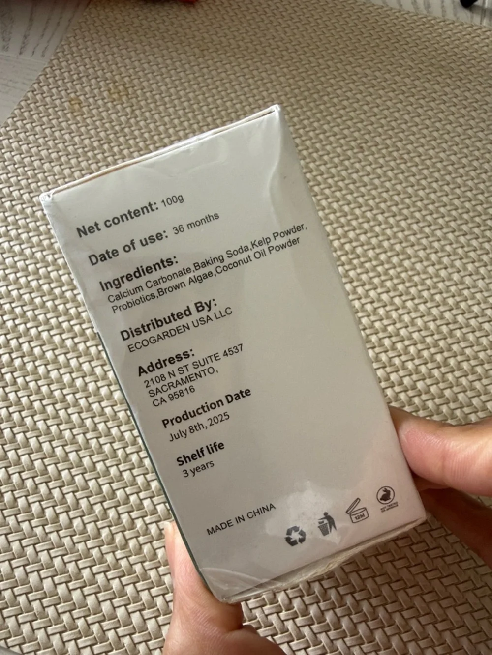Dog Teeth Cleaning Powder - Green - Unbranded